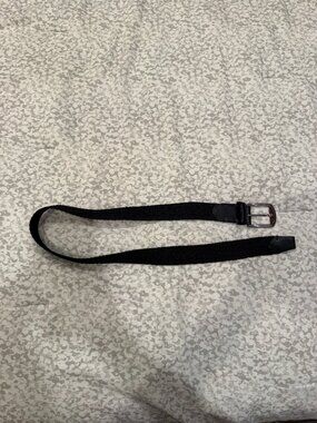 Zegna Black Braided Belt